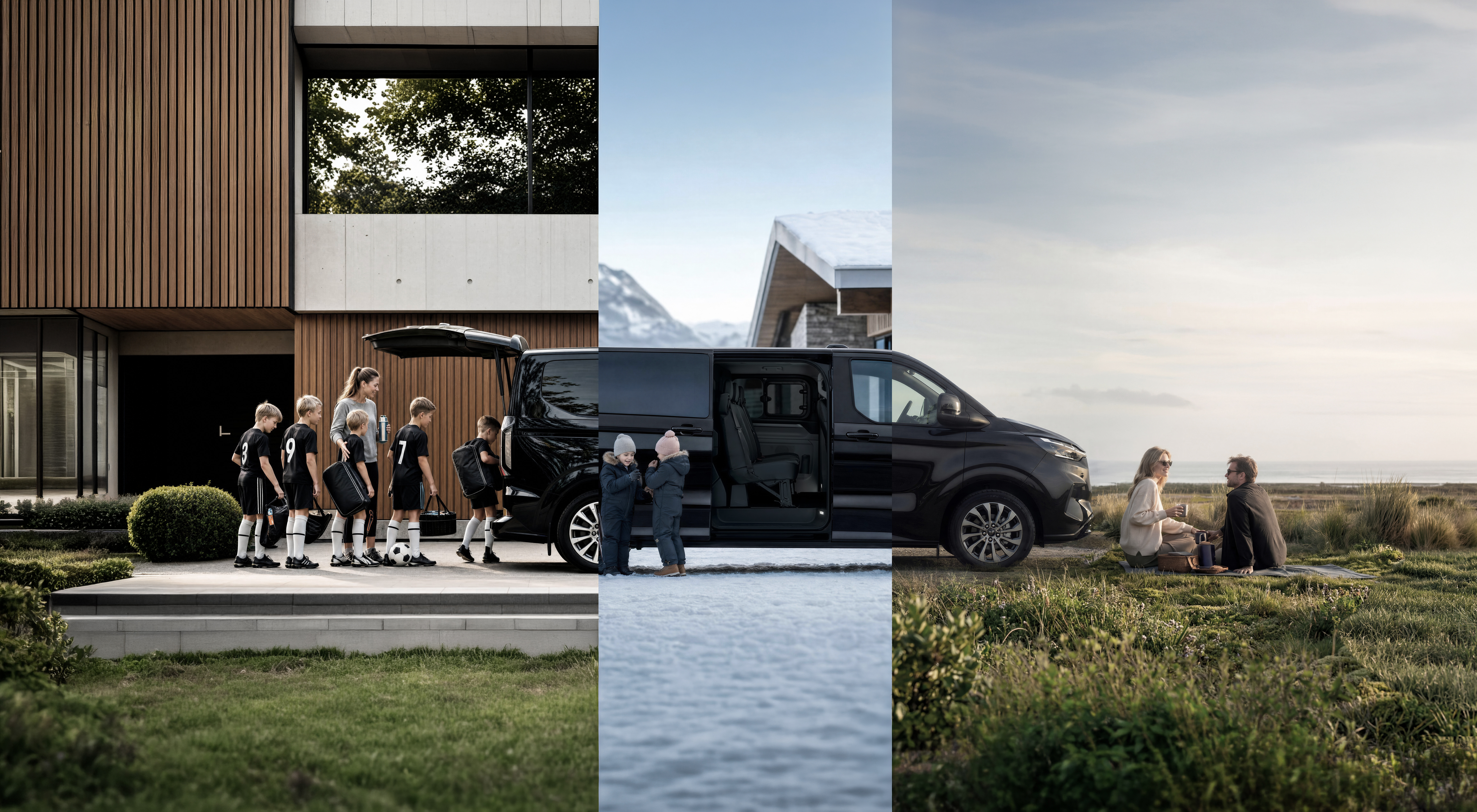 Når livet er større! Overraskende letkørt og rummelig elbil fra Ford med plads til 8 personer til under 360.000 kr.