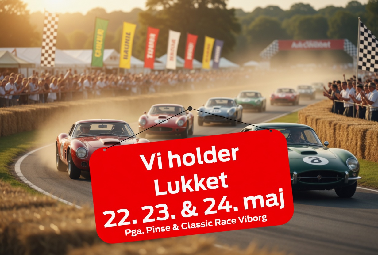 Lukket pga. Pinse og Classic Race Viborg